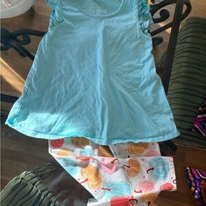 Kids' Blue and Multicolor Matching Set